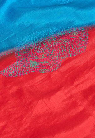 Multi Murshidabad Pure Silk Hand Painted Saree